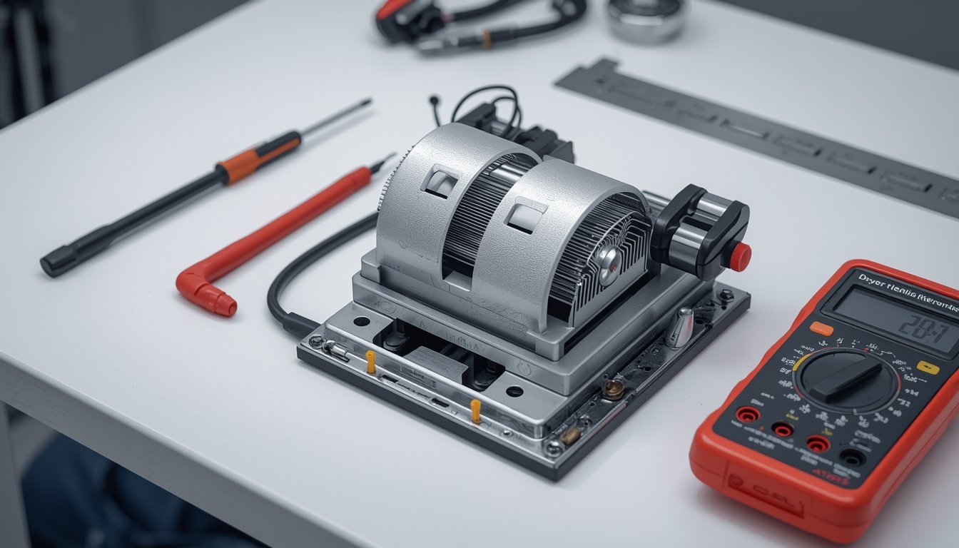 dryer smelling hot while not drying properly